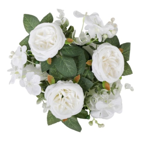 CANDLERING ENGLISH ROSE D20 BIANCO